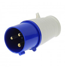 Вилка переносная 023 2Р+РЕ 32А 220В IP44//SMARTBAU