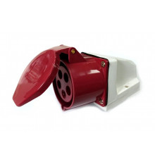 Розетка стационарная 125 3Р+РЕ+N 32А 380В IP44//SMARTBAU