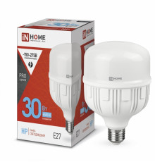 Лампа светодиодная LED-HP-PRO 30Вт 230В Е27 Е40 6500К 2850 Лм//IN HOME