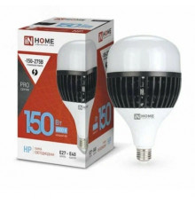 Лампа светодиодная LED-HP-PRO 150Вт 230В Е27 с адаптером Е40 6500К 14250 Лм//IN HOME