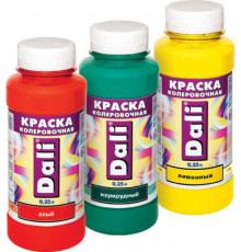 Краска колеровочная 0,25л (лимонный)//Dali
