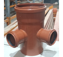 Крестовина 110х50х50/90 оранж// flextron