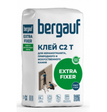 Клей усиленный для керамогранита,природного и искус.камня Extra Fixer 25 кг// БЕРГАУФ