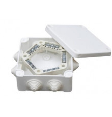 Коробка распаячная КЭМ 8-16-7(141х141х58,7ввод) IP44 с клеммой