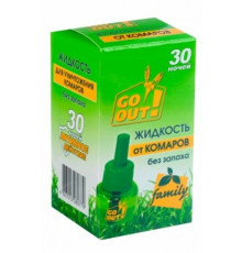 Жидкость от комаров без запаха 30 ночей//Go out!