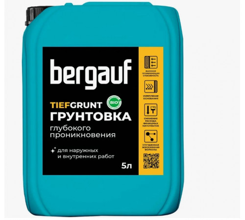 Грунтовка универсальная Tiefgrunt U 5л//Бергауф