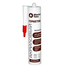 Герметик акриловый для дерева и паркета махагон 290мл//MasterTeks