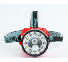 Фонарь налобный СH 3LED+COB YT-2198//ОГОНЬ