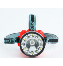 Фонарь налобный СH 3LED+COB YT-2198//ОГОНЬ
