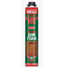 Пена монтажная Mega S951 850 мл всесезонная от 0* до +35*//SOMA FIX