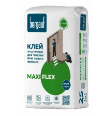Клей эластичный для тяжелых плит любого формата Maxiflex 25кг//Бергауф