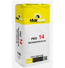 Пескобетон М150 PRO 14//Star Bau