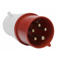 Вилка переносная 014 3Р+РЕ 16А 380В IP44//SMARTBAU