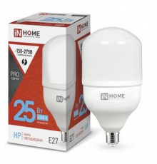 Лампа светодиодная LED-HP-PRO 25Вт 230В Е27 6500К 2250 Лм//IN HOME