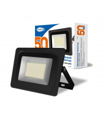 Прожектор светодиодный 50W-865-BL-IP65 135х146х52//IONICH
