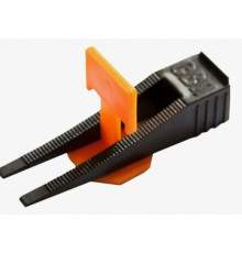 Крестики 3D ЗАЖИМ+СВП Profi 1.5мм+КЛИН черный для укладки плитки (40+40шт)