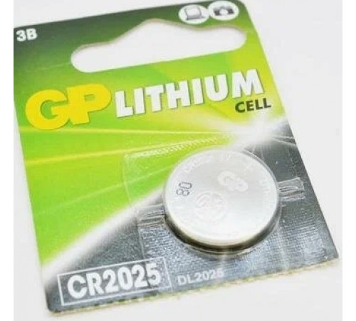 Элемент питания Lithium GP CR2025//Duracell