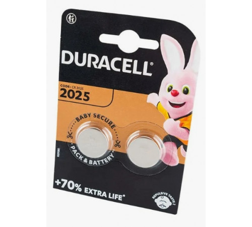 Элемент питания Lithium GP CR2025//Duracell