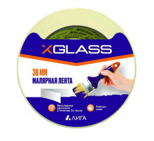 Клейкая лента малярная 38х36м//Xglass