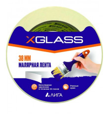 Клейкая лента малярная 38х36м//Xglass