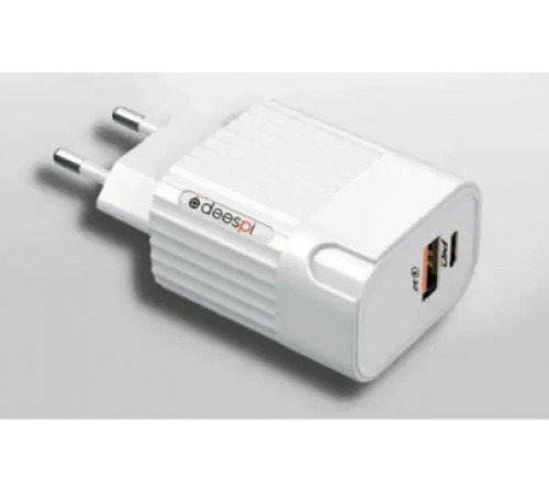 СЗУ Deespi ES01 QC3.0 PD20W белый