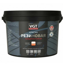 Краска резиновая трещиностойкая белая 6кг//VGT