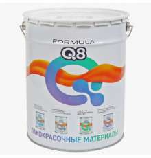 Грунт-эмаль по ржавчине белая 10кг//Formula Q 8