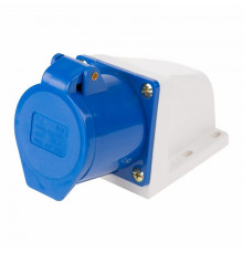 Розетка стационарная ССИ-113 2Р+РЕ 16А 220В IP44//IEK