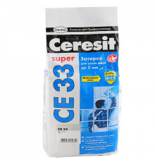 Затирка CE 33 цветной шов 2кг. (белый)//Ceresit