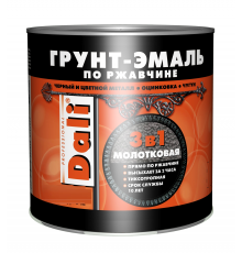 Грунт-эмаль  молотк 3в1 0,75л (мед.)//Dali