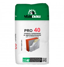 Клей для приклейки и армировки PRO 40 25 кг (60шт/пал)//StarBau