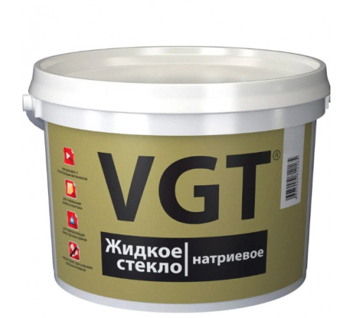 Жидкое стекло натриевое 7кг.//VGT