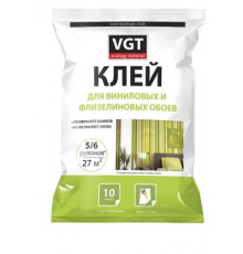 Клей обойный для виниловых,флизелиновых (тяжелых обоев) сухой 0,3кг.//VGT