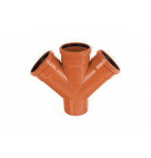 Крестовина 110х110х110х45// оранж Flextron