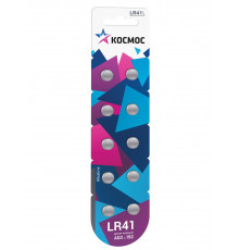 Элемент питания AG3,LR41 BL10//Космос
