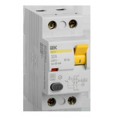 УЗО ВД1-63 2Р 32А 30мА//IEK
