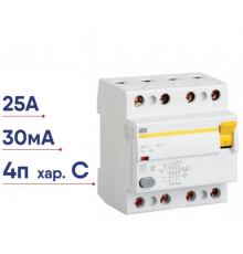 УЗО ВД1-63 4Р 25А 30мА//IEK