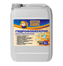 Добавка водоотталкивающая (гидрофобизатор)  5л ОПТИЛЮКС