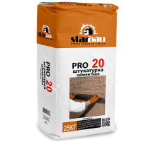 Штукатурка цементная 25кг PRO 20 (60шт/пал)//Star Bau