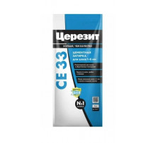 Затирка CE 33 цветной шов 2кг (сиена)//Ceresit