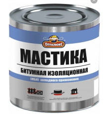 Мастика битумно-изоляционная  1,8 кг  МБИ//Оптилюкс