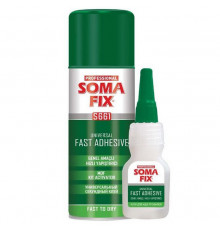 Активатор SOMA FIX 200мл + клей 50г для МДФ профилей