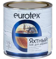 Лак яхтный EUROTEX 0,75л. п/матовый