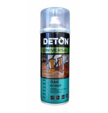 Лак алкид атмосферост. аэрозоль Deton Universal матовый 520мл