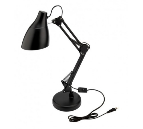 Светильник настольный Рубикон с зажимом Е27 60Вт антрацит//REXANT