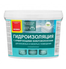 Гидроизоляция с армир. фиброволокнами для влажн. помещений 3кг//NEOMID