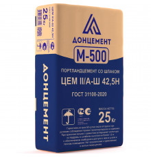 Цемент ДОНЕЦКИЙ Синий ПЦ-500 Д=0 25кг