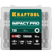 Биты Kraftool Impact Pro TORX 50мм Е1/4 TX30