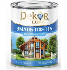 Эмаль ПФ-115 0,8кг шоколадная//Decor