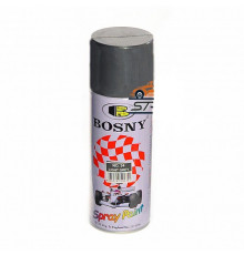 Аэрозольная эмаль черная матовая №4  300гр.//Bosny